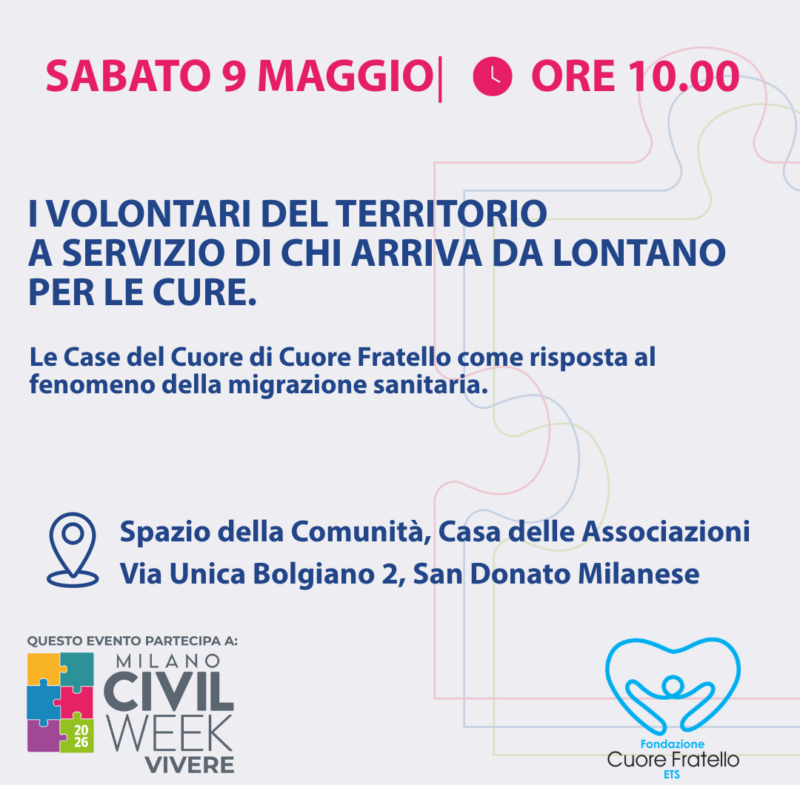 I volontari del territorio a servizio di chi arriva da lontano per le cure